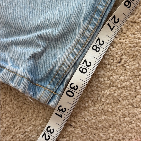 Zara Long Length Straight Leg Jeans Size 4 - Picture 6 of 7